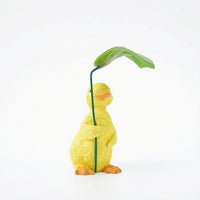 Duck Statue with Umbrella Whimsical Duck with Umbrella Outdoor for Bonsai