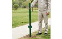 Weather-Resistant Stainless Steel Fence Post Long-Lasting Outdoor Railing Post Easy Installation Building Hardware Adjustable Height for Landscape