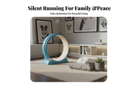 Super-QuietQuiet Cat Exercise Wheel Easy Assembly Cat jogning Wheel Minimalist Design Pet Treadmill Energy Outlet for felines, Apartment Living, Indoors, Home