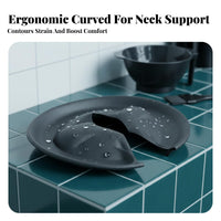 Foam Material Hair Coloring Shoulder Tray Lightweight Perm Neck Tray Stain-Resistant for Barbers, Beginners, Barber Shop, Barbershop, Home