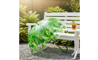 Transparent Maple Leaf Umbrella Clear Canopy Maple Leaf Umbrella 8 Steel-Rib Frame for Street Use