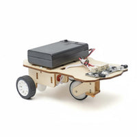 STEM Education Wooden Smart Car Kit Hands-on Ability Robotics Project Creative Thinking for Students