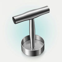 Hamburger Press Manual Patty Press with Handle Stainless Steel Polished for Home Cooks, Kitchen, Grilling