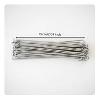 100 Pieces Chain Link Fence Tie Easy to Use Stainless Steel Fence Tie Fencing Hardware for Farmers, Gardens