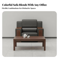 Modern Chinese Design Sofa and Armchair Ensemble Minimalist Aesthetic Office Furniture Professional Look Commercial Seating Long-Lasting Comfort for Business Owners, Interior Designers, Reception Area, Meeting Room, Lounge, Breakroom