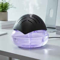 Negative Ion Water Air Revitalizer Mist-Mistless LED Light Air Purifier Odor Eliminator for Pet Owners, Office, Bedroom