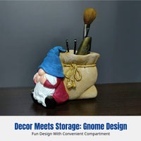 Resin Garden Gnome Figurine, Faceless Elf Cartoon Decor for Yard, Patio, Home