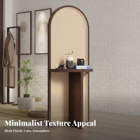 Freestanding Woven divider with Shelves Japanese-Inspired Design Freestanding shelf unified Divider Minimalist look and feel Space Separator for Living Room