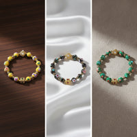 Enameled Bracelet Elegant Cloisonne Bracelet Intricate Wristband for Women, Special Occasions