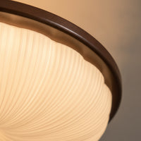 Streamlined Flush Mount Ceiling Light Frosted Ceiling Light with Light Diffusing Cover Round Fixture Minimalist for Bedroom, Living Room, Study