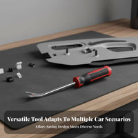 Vehicle Interior Panel Fastener Remover Ergonomic Design Car Clip Remover Non-Slip Grip Fastener Removal Tool for DIY Enthusiasts, Mechanics