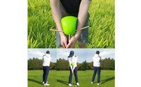 Portable Golf Swing Connection Ball Lightweight Golf Posture Corrector Wear-Resistant Arm Posture Correction Tool Waterproof for Beginners, Indoor, Outdoor, Driving Range