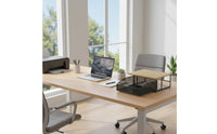 Desktop Printer Stand Space Saving Printer Organizer with Drawer Sturdy Support for Students