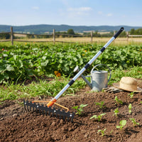 14 Tooth Rake Multi-Purpose Bow Rake Rust Resistant for Yard
