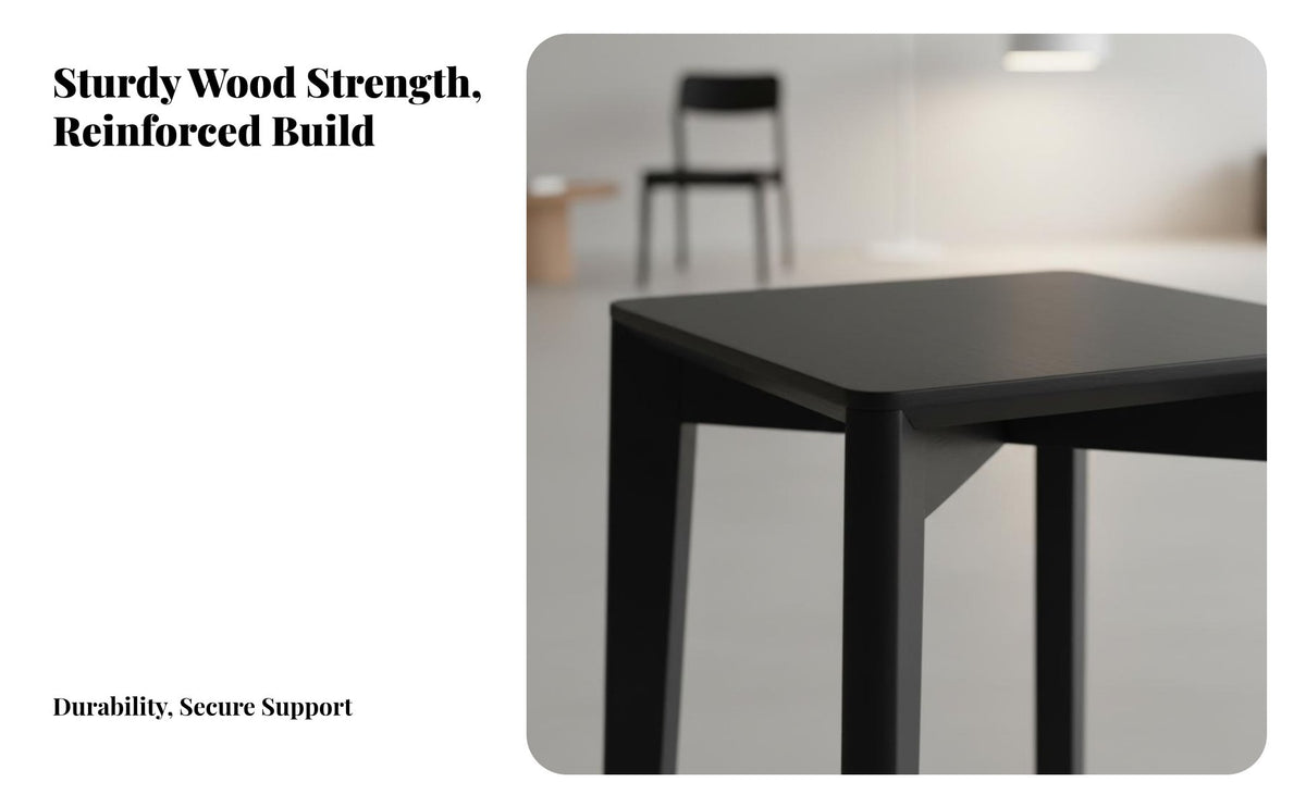 Nordic Design Stackable Square Stool Space-Saving Stackable Wooden Stool sturdy Construction Backless Seat Lightweight & Portable for Families, Homeowners, Office Workers, Dining Room, Kitchen, Entryway, Bedroom