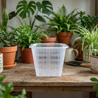 Indoor Plant Pot for Houseplants with Thickened Design, Side and Bottom Drainage Holes, and Saucer for Home and Balcony Gardening