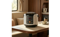 Compact Car Rice Cooker Digital Portable Car Rice Cooker Electric for Truckers, Commuters