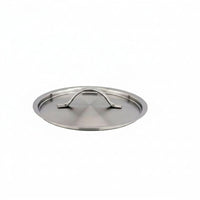 Recessed Design Stainless Steel Lid No Vent Hole Bowl Lid Thickened Steel Pot Cover Airtight
