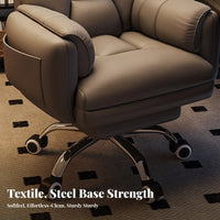 Adjustable Height Reclining Gaming Chair Ergonomic Design Office Furniture neck support and Ergonomic spinerest pillow pivoting glider Extendable Footrest for Students, gaming enthusiasts, Dorm Room, Bedroom, Studying, Relaxation