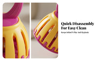 Handheld Music Toy Bell Detachable Cage-Style Bell Toy Slotted case Musical Instrument for Preschoolers