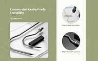 Stainless steel rod holder, easy install