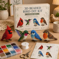 3D Beaded Animal Craft Kit - DIY Bead Art Set