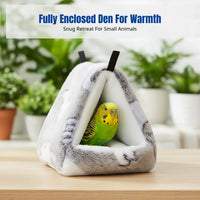 Parrot Shelter, Bird Shelter, Breathable Flannel Hanging Enclosure, Summer Sun Protection, Secure Metal Hook, Fully Enclosed