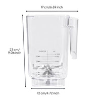 Blender Container Measurement Markings Replacement Blender Jar