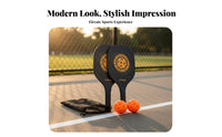 Pickleball Paddle Set Portable Pickleball Set with Bag Sports Equipment Sturdy Comfortable Grip for Students, Gym