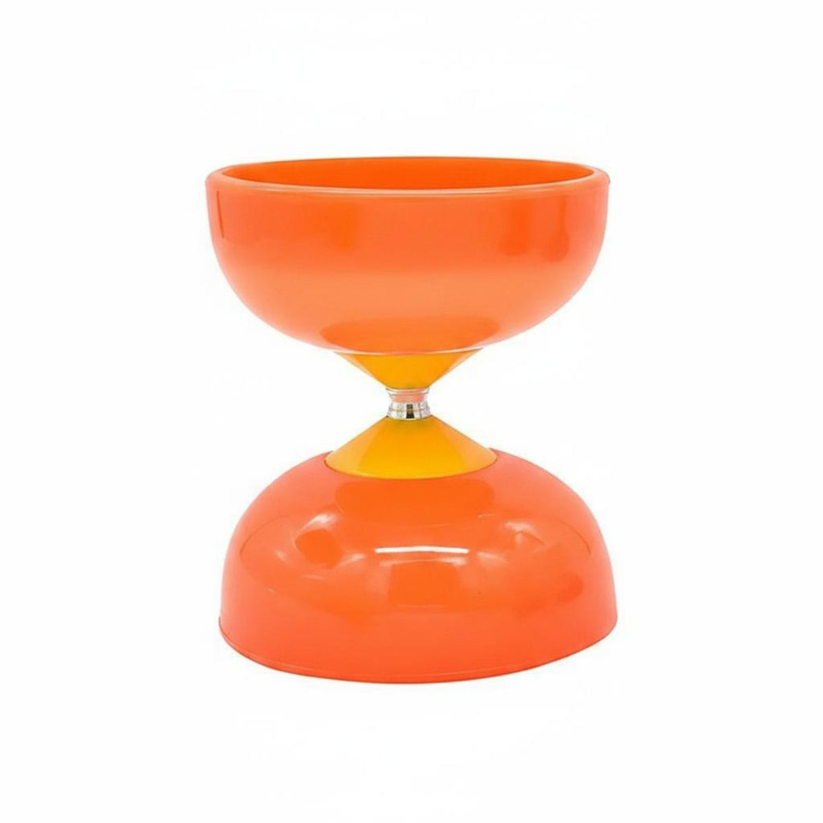 Drop-Resistant Chinese Spinning Top Easy to Learn Double Bowl Chinese Spinning Top Long-Lasting Soft Plastic Juggling Toy Stable High-Speed Rotation for Children, Schoolyard