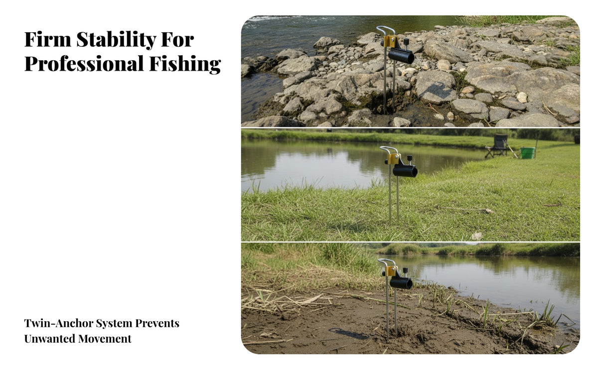 Compact Fishing Pole Holder