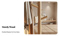 Mobile Design Rolling Coat Rack with Hamper Side Hooks Rolling Clothes Rack with Shelf Multi-Functional Garment Stand Space-Saving for Apartment Dwellers, Students, Homeowners, Living Room, Entryway, Walk-in Closet