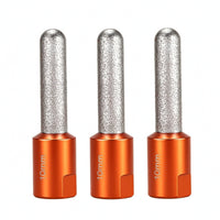 3 Pieces Diamond Burr with M10 Thread Abrasive Tool Accessory Long-Lasting