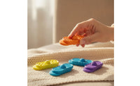 4 Pieces Tactile Silicone Fidget Toy Handheld Sensory Fidget Toy Pocket-Sized Quiet Fidgets Portable for Classroom