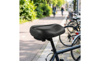 Shock Absorbing Electric Bike Saddle Enlarged Electric Bike Seat Soft Latex Saddle Easy-Install for Commuters