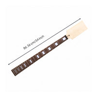 Unfinished Maple Bass Neck DIY Installation Instrument Part