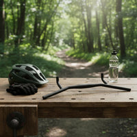 22.2 Mm Grip Curved Flared Handlebar Sand Black Drop Bar Handlebar