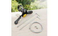 Quick Dropper Post Lever with Clamp Lightweight Dropper Post Controller with Cable Port Adjustable Seatpost Controller with Thumb Pad Ergonomic for Mountain Bikers, Cyclists, Road Cycling