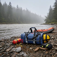 Water Incident Backpack Shoulder Strap Fire Response Tools Bag High-Visibility Equipment Pack for Firefighters