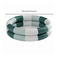 Air Valve Double-Band Pool Low-Height Round Inflatable Pool Wide Basin Water Play Item Soft Padded Bottom