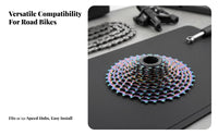 Cycle Cassette Ultralight Bike Gear Cassette Lightweight Road Bike Flywheel for Cyclists, Gravel Riders, Long-Distance Riding, Commuting