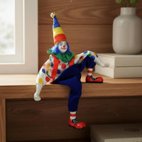 Decorative Display Ceramic Clown Doll Gift Item Ceramic Clown Figurine Colorful Design Home Decoration Hand Painted