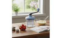 Hand Crank Egg Beater Easy to Clean Manual Rotary Whisk Large Capacity Handheld Cream Frother for Culinary Creators