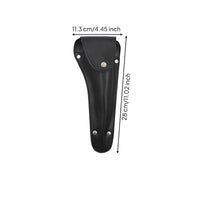 Safeguarding Leather Scissor Sheath Snap Closure Tailoring Scissor Pouch Stitched Edges Blade Cover Pouch Tapered for Tailors, Garment Makers, Sewists