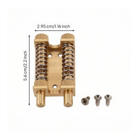 Guitar Tremolo Bridge Upgrade Tremolo Bridge with Mounting Screws Compact Hardware for Guitarists, Luthier