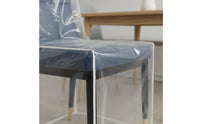 Transparent Chair Cover Dustproof PVC Chair Protector Full Coverage Clear Vinyl Seat Cover for Families with Children, Restaurants, Banquets, Parties