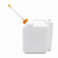 Clear Graduation Marks 2-Stroke Fuel Ratio Container Large Capacity 2-Stroke Oil Mixing Bottle Sturdy Plastic for Gardening, Landscaping