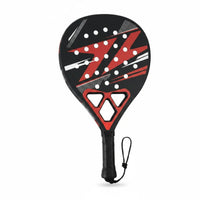 Fiberglass Surface Padel Racket Shock Absorbing Grip Padel Tennis Racket
