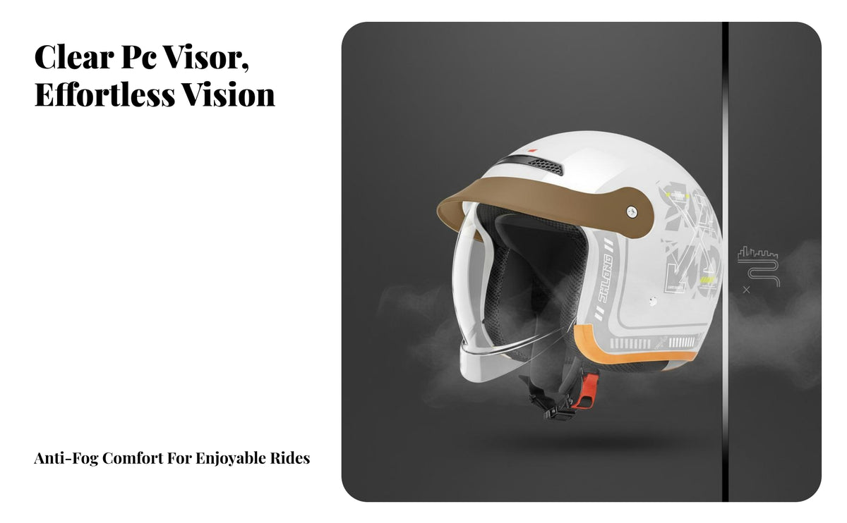 Motorcycle Half Helmet 3C Certified Helmet Shell Impact-Resistant Headwear for Adults, Women, Commuting, Daily Commute, Cruising