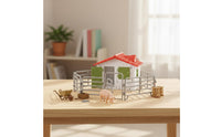 Farm Animal Playset Creative Barnyard Figure Set Educational Barnyard Playset for Playroom